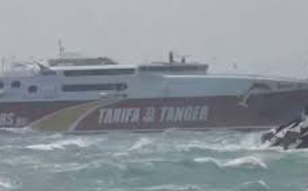 Tempête Nils : Tarifa ferme ses lignes maritimes vers Tanger