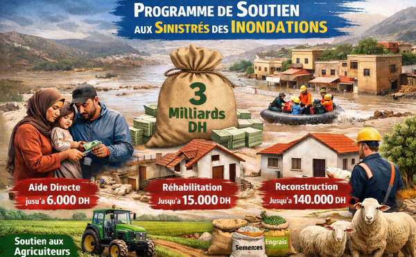 Les 3 Millards DH : le programme d’aide et d’accompagnement des populations sinistrées par les inondations