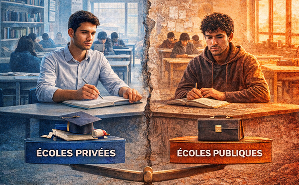 Le fossé entre l’enseignement public et privé