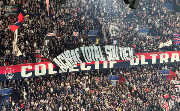 Achraf Hakimi : le soutien des supporters du Paris Saint-Germain malgré son renvoi en procès