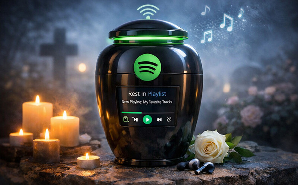 Spotify permet d'écouter sa playlist… dans l’au-delà