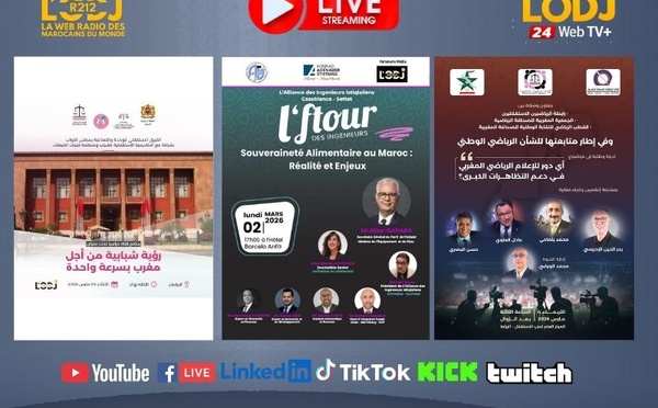 ​Trois jours, trois événements, trois causes.. une mobilisation engagée : L’ODJ Media au cœur de l’actualité natioane en live streaming