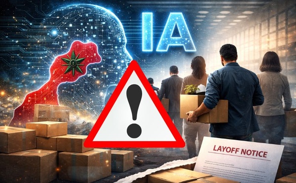 ​L’IA ne licencie pas encore massivement au Maroc. Mais elle a déjà commencé ailleurs.