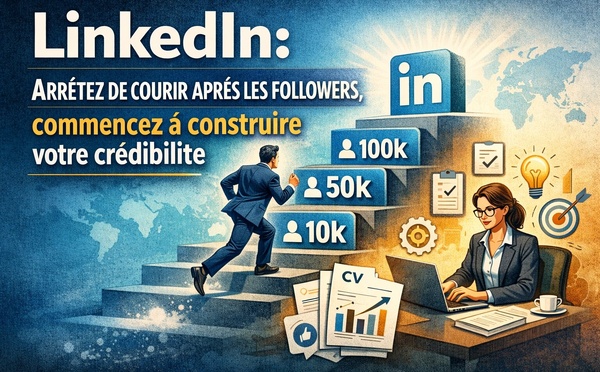 LinkedIn : arrêtez de courir après les followers, commencez à construire votre crédibilité..