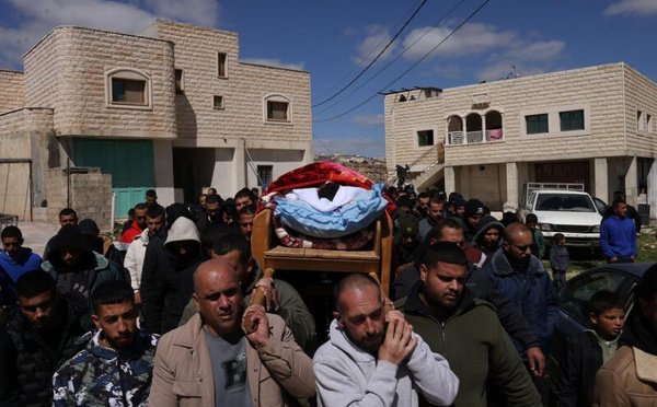 Nord de la Cisjordanie: funérailles d’une famille, la colère gronde