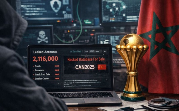 CAN 2025 et dark web : le Maroc face à une alerte cyber qui dérange