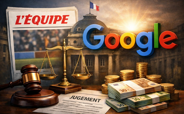 Le quotidien "L’Equipe" fait condamner Google à 16,19 millions d’euros