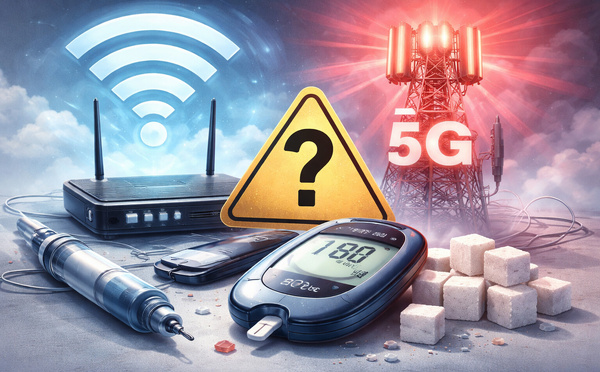 Wi-Fi, 5G et diabète : l’alerte qui va plus vite que les preuves
