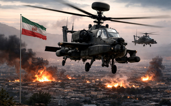 Iran : l’étrange absence des hélicoptères de combat américains