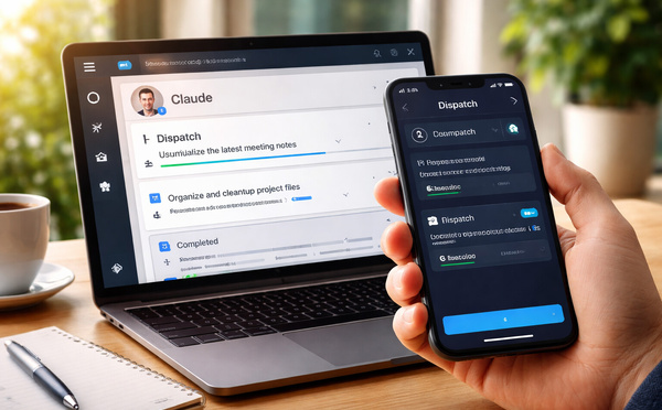 Claude Dispatch : quand votre téléphone envoie l’IA travailler à votre place