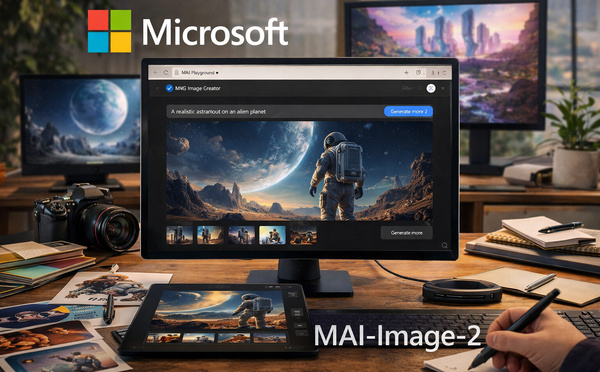 MAI-Image-2 : Microsoft avance un peu plus vers son indépendance en IA générative