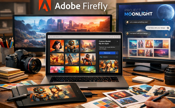 Adobe muscle Firefly : vers une IA créative capable de répliquer votre propre signature visuelle
