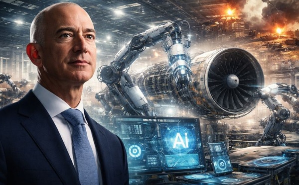 Pendant que les guerres détruisent, Bezos parie sur l’usine du futur