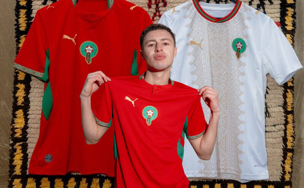 Nouveaux maillots des Lions de l’Atlas pour 2026: PUMA mise sur le zellige et la sobriété