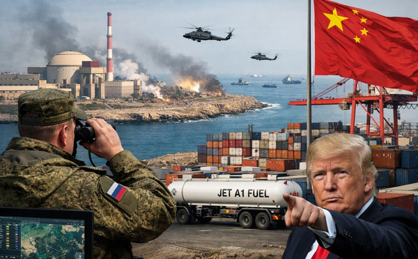 Moscou et Pékin  : Kharg, Bouchehr, kérosène