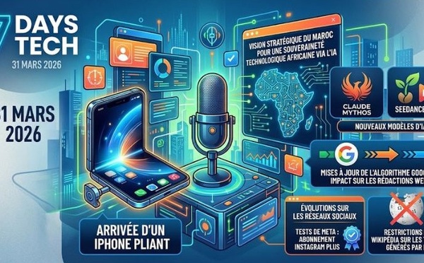 Podcast : l'essentiel de l'actualité Tech de la semaine du 31-03-2026"