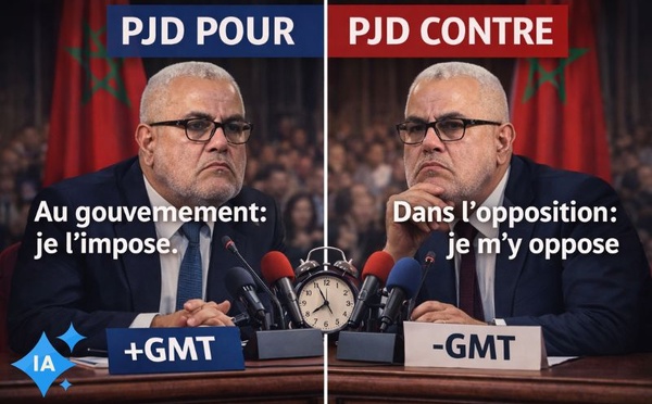 Heure légale : "PJD" quand on gouverne, on l'impose ; "PJD" quand on s’oppose, on la conteste