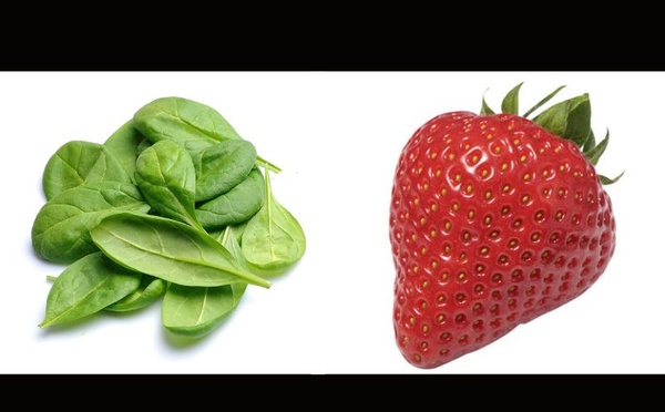 Liste 2026 des produits «les plus contaminés» : épinards et fraises en tête