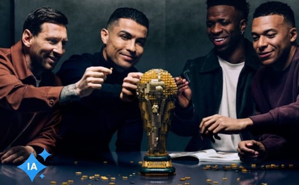 LEGO signe peut-être la pub la plus chère du siècle en réunissant Mbappé, Messi, Ronaldo et Vinícius Jr.