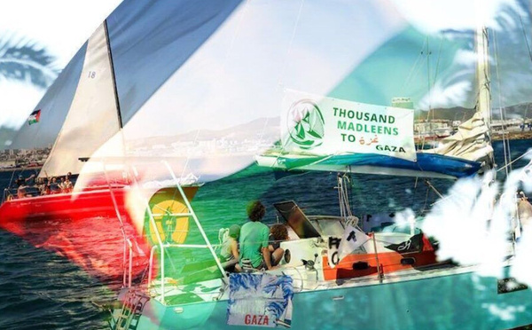 La flottille "Thousand Madleens to Gaza"