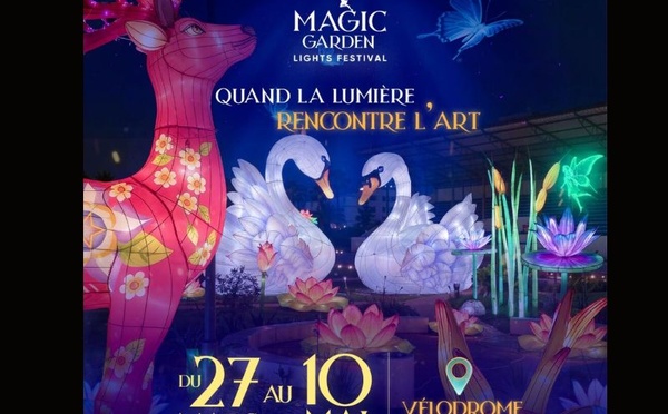 Magic Garden Light Festival : le Vélodrome d’Anfa s’illumine et réinvente les soirées casablancaises