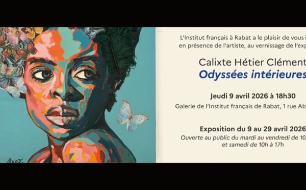 « Odyssées intérieures » à Rabat : Calixte Hétier Clément expose une peinture au couteau, vibrante d’humanité et de matières