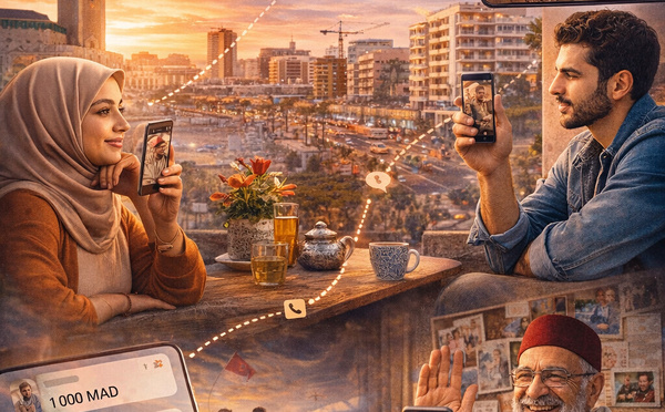 Du foyer au face-à-face numérique : la famille marocaine apprend à vivre à distance