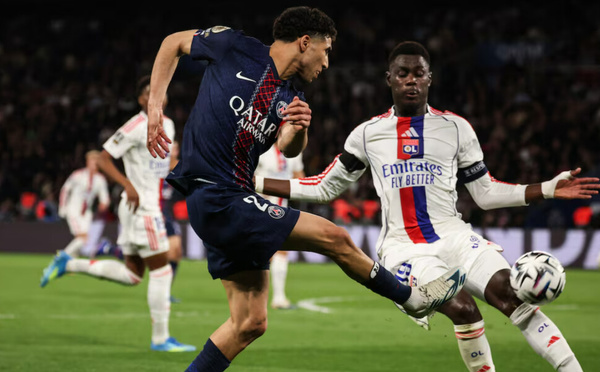 Ligue 1 : L’OL s’impose face au PSG, course à l’Europe totalement relancée