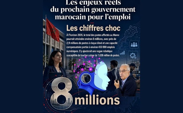 Parution du livre : Les enjeux réels du prochain gouvernement marocain pour l’emploi face à l'IA