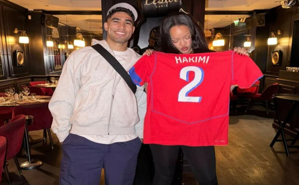 Paris : la rencontre entre Achraf Hakimi et Rihanna enflamme les réseaux