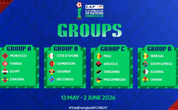 CAN U17 2026 : la CAF innove avec un format festival inédit au Maroc