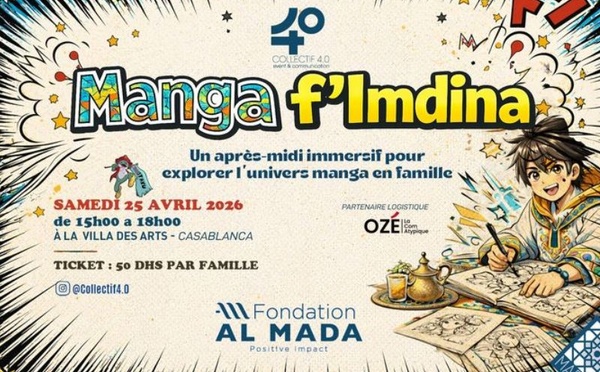 "Manga F’lmdina" : la culture japonaise à l’honneur à Casablanca grâce au Collectif 4.0