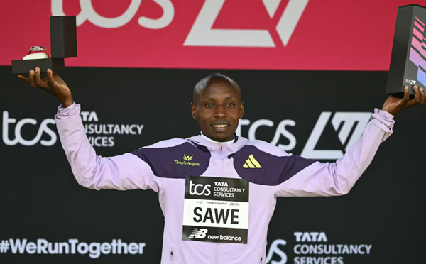 Marathon de Londres : Sabastian Sawe entre dans l’histoire avec un chrono sous les 2 heures