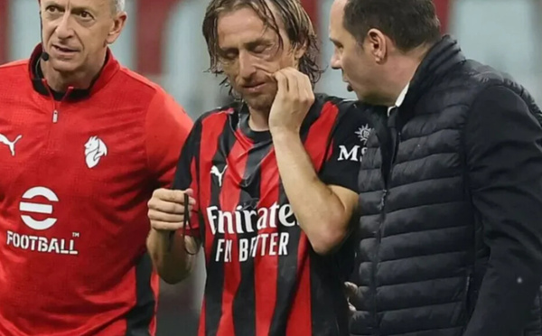Coup dur pour Luka Modrić, forfait jusqu’à la fin de saison avec l’AC Milan