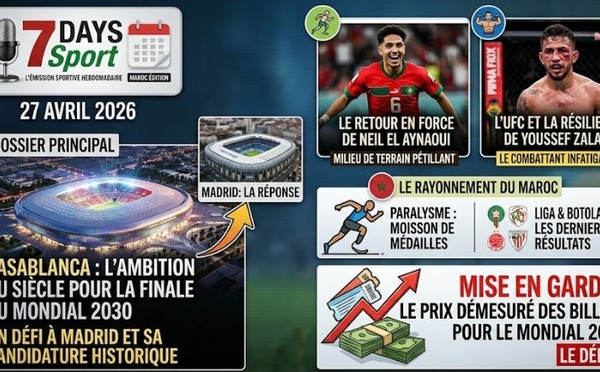Podcast : l'essentiel de l'actualité Sport de la semaine du 27-04-2026"