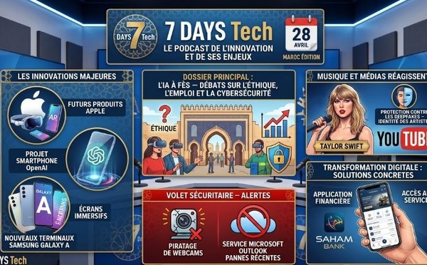 Podcast : l'essentiel de l'actualité Tech de la semaine du 28-04-2026"