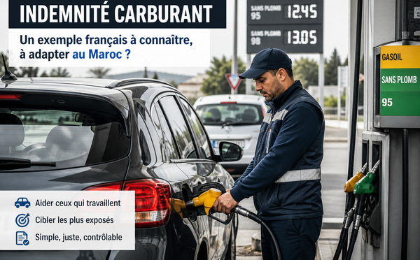 Indemnité carburant : un exemple français à connaître, mais faut-il s’en inspirer au Maroc ?