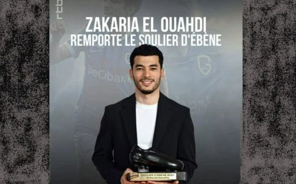 Zakaria El Ouahdi sacré Soulier d’Ebène 2026