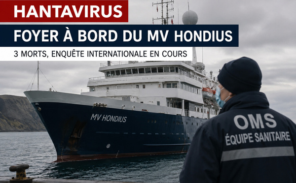 Hantavirus sur le MV Hondius : une croisière sous surveillance sanitaire internationale
