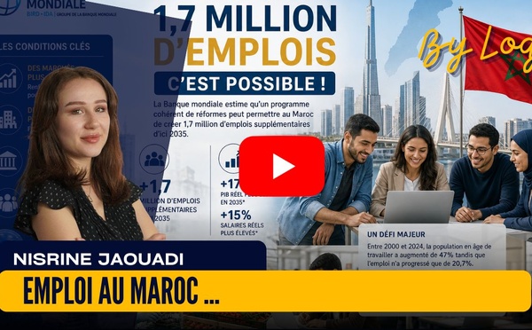 [vidéo] : Emploi au Maroc : un potentiel de 1,7 million de postes à l’horizon 2035