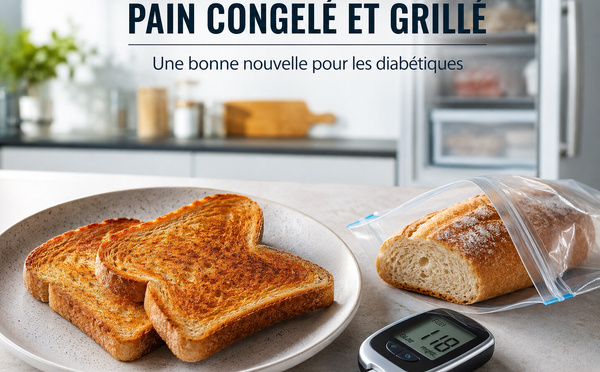 Bonne nouvelle pour les diabétiques : le pain congelé puis grillé pourrait mieux préserver la glycémie