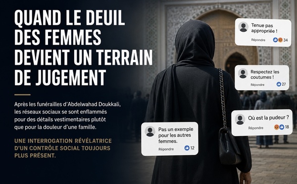 Quand le deuil des femmes devient un terrain de jugement