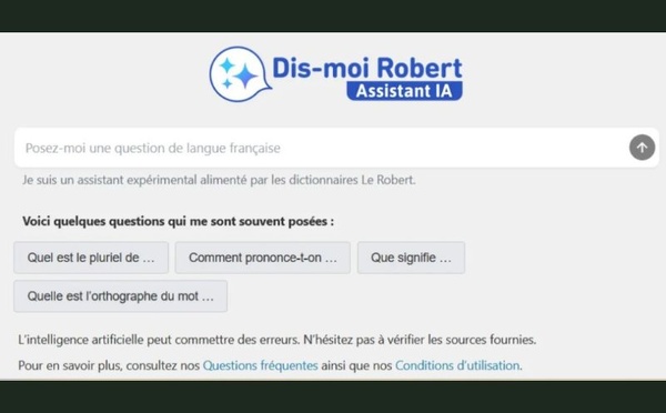 Le Robert révolutionne l’apprentissage du français avec "Dis-moi Robert", son assistant intelligent