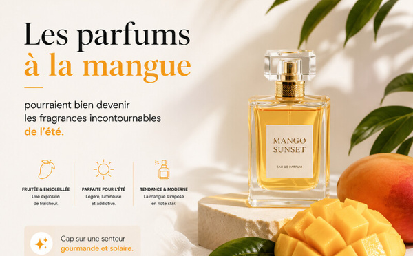 Les parfums à la mangue pourraient bien devenir les fragrances incontournables de l’été.