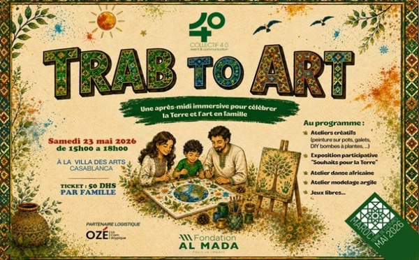 "TRAB TO ART" : une immersion artistique et sensorielle au cœur de la nature à Casablanca