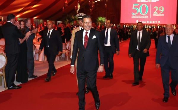 SAR le Prince Moulay Rachid préside le Dîner de Gala offert par SM le Roi à l’occasion de la 50ème édition du Trophée Hassan II de golf et de la 29ème édition de la Coupe Lalla Meryem