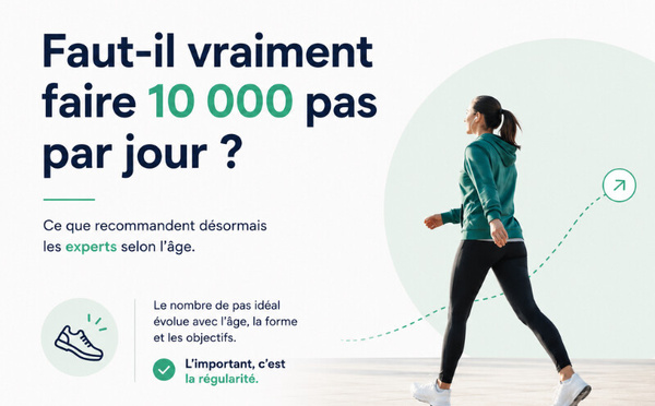 Faut-il vraiment faire 10 000 pas par jour ? Ce que recommandent désormais les experts selon l’âge.