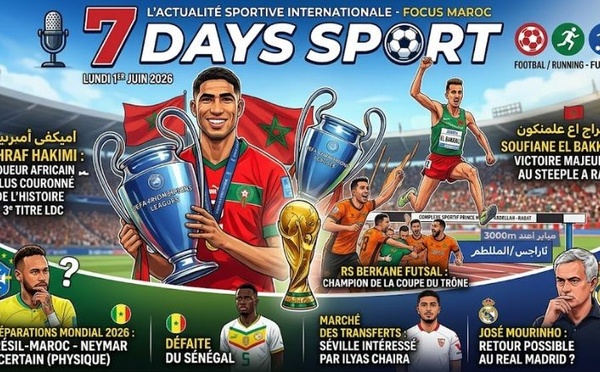 Podcast : l'essentiel de l'actualité Sport de la semaine du 01-06-2026"