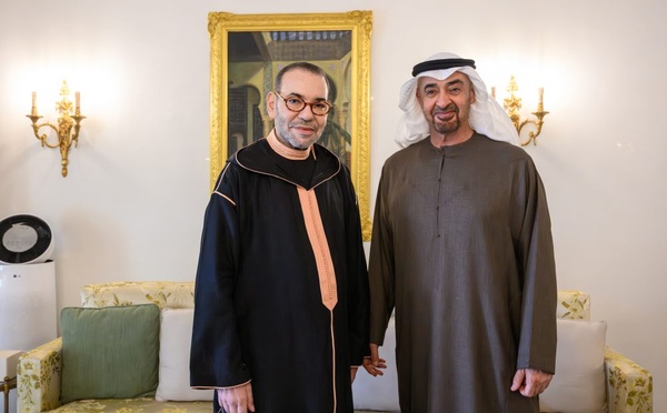 Rencontre au Sommet entre SM le Roi Mohammed VI et SA Cheikh Mohammed Ben Zayed, Président des Émirats Arabes Unis