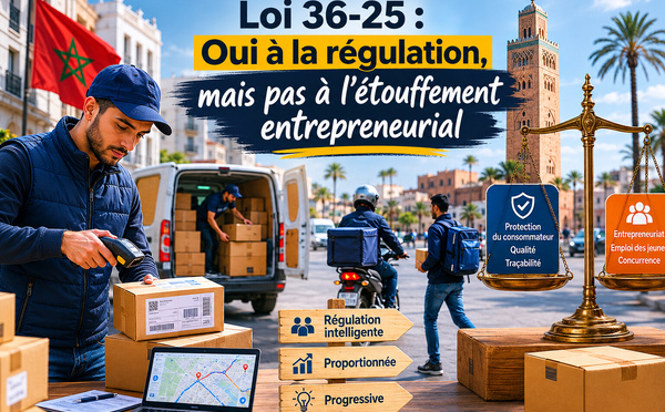 ​Projet de loi 36-25 sur la messagerie express : oui à la régulation, mais pas à l’étouffement entrepreneurial